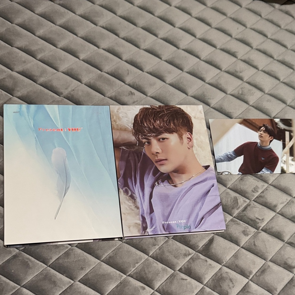 GOT7 ‘Present: YOU’ Album Jackson ver with Jinyoung postcard and group sleeve